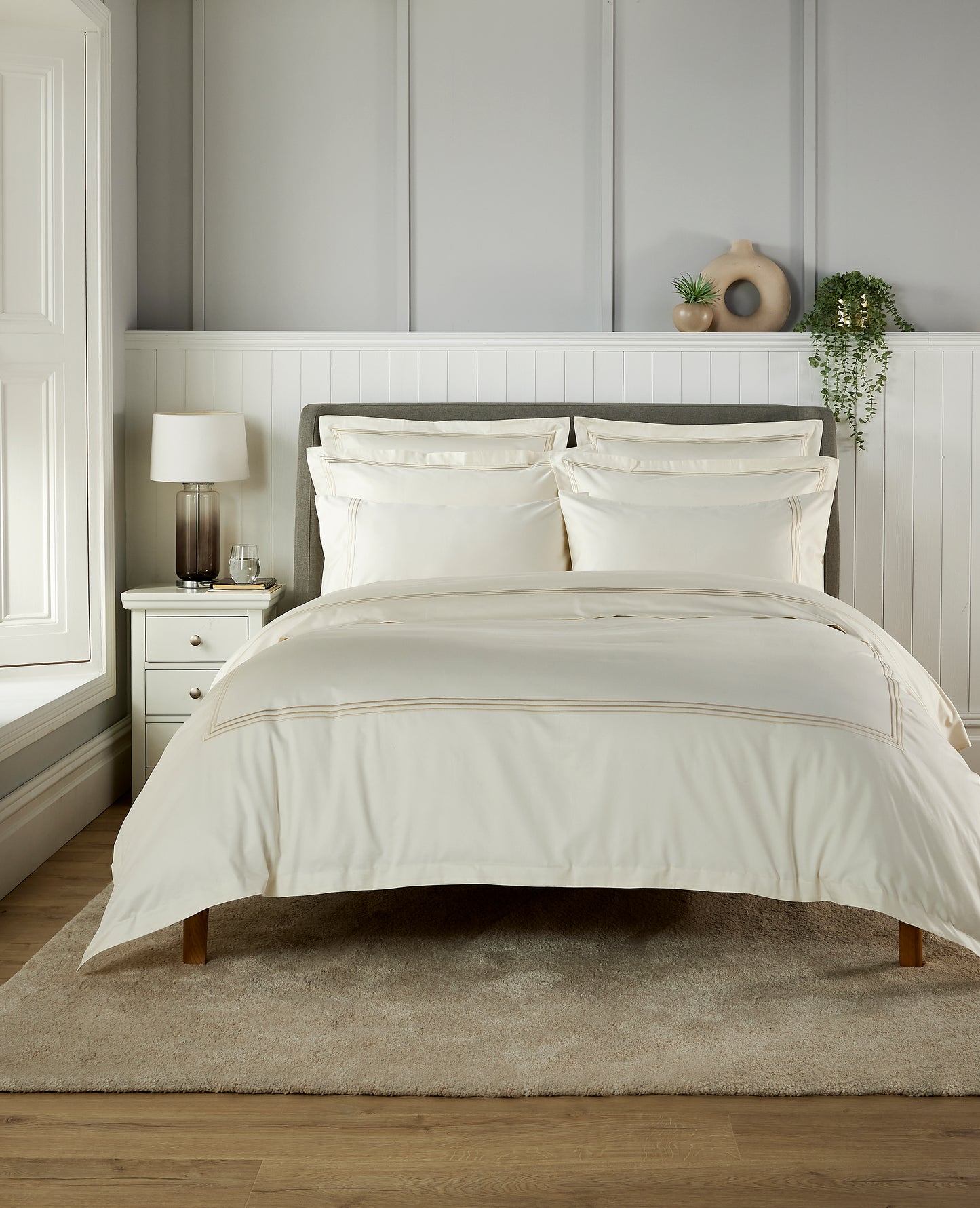 Christy 500TC Supima Duvet Set – Cream