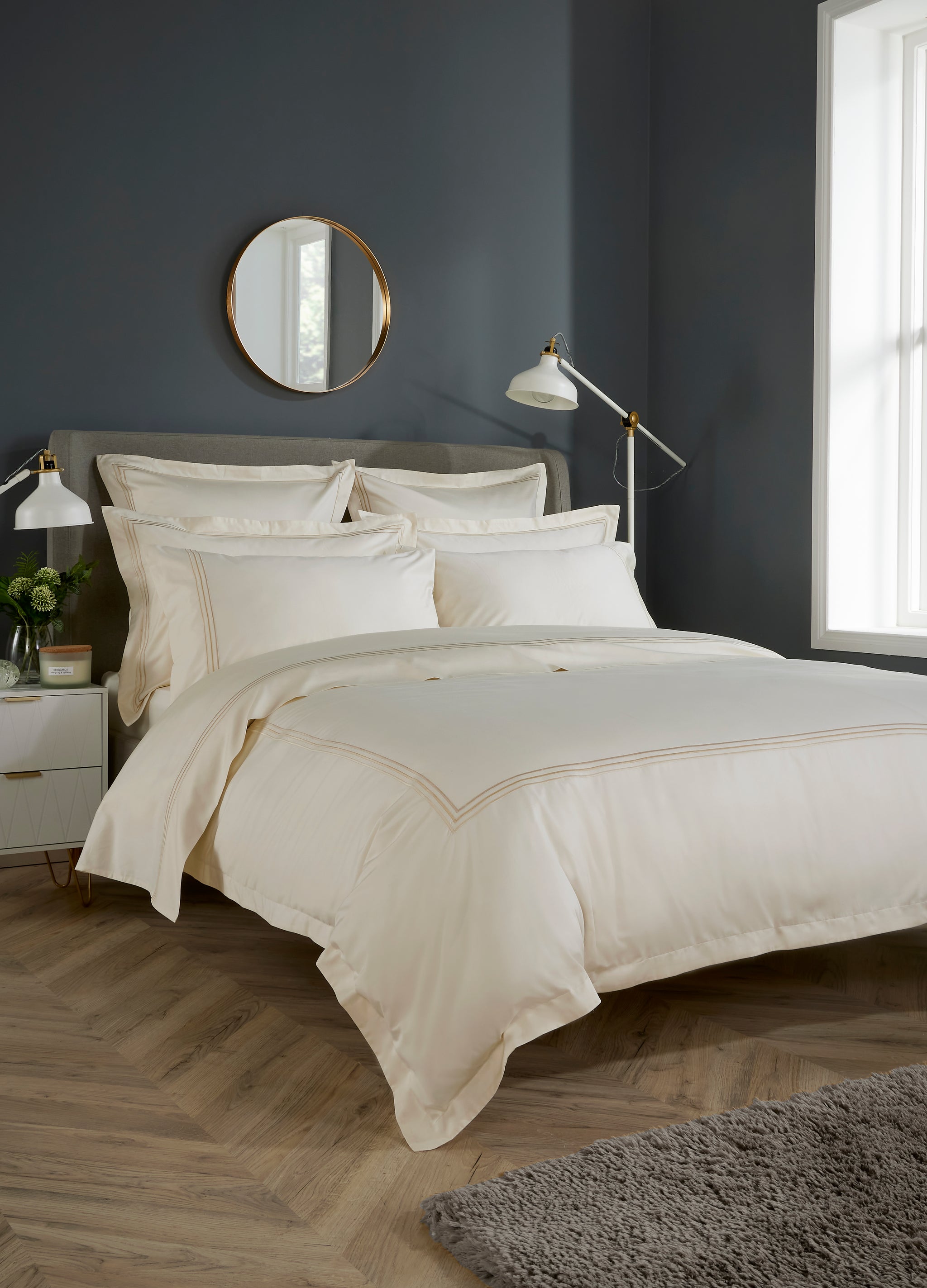 Christy 500TC Supima Duvet Set – Cream