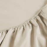 400TC Sateen - Classic Sateen Emperor Sheet Beige / Emperor Sheet - 200x200 + 36 CM