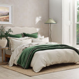400TC Sateen - Classic Sateen Emperor Sheet Beige / Emperor Sheet - 200x200 + 36 CM