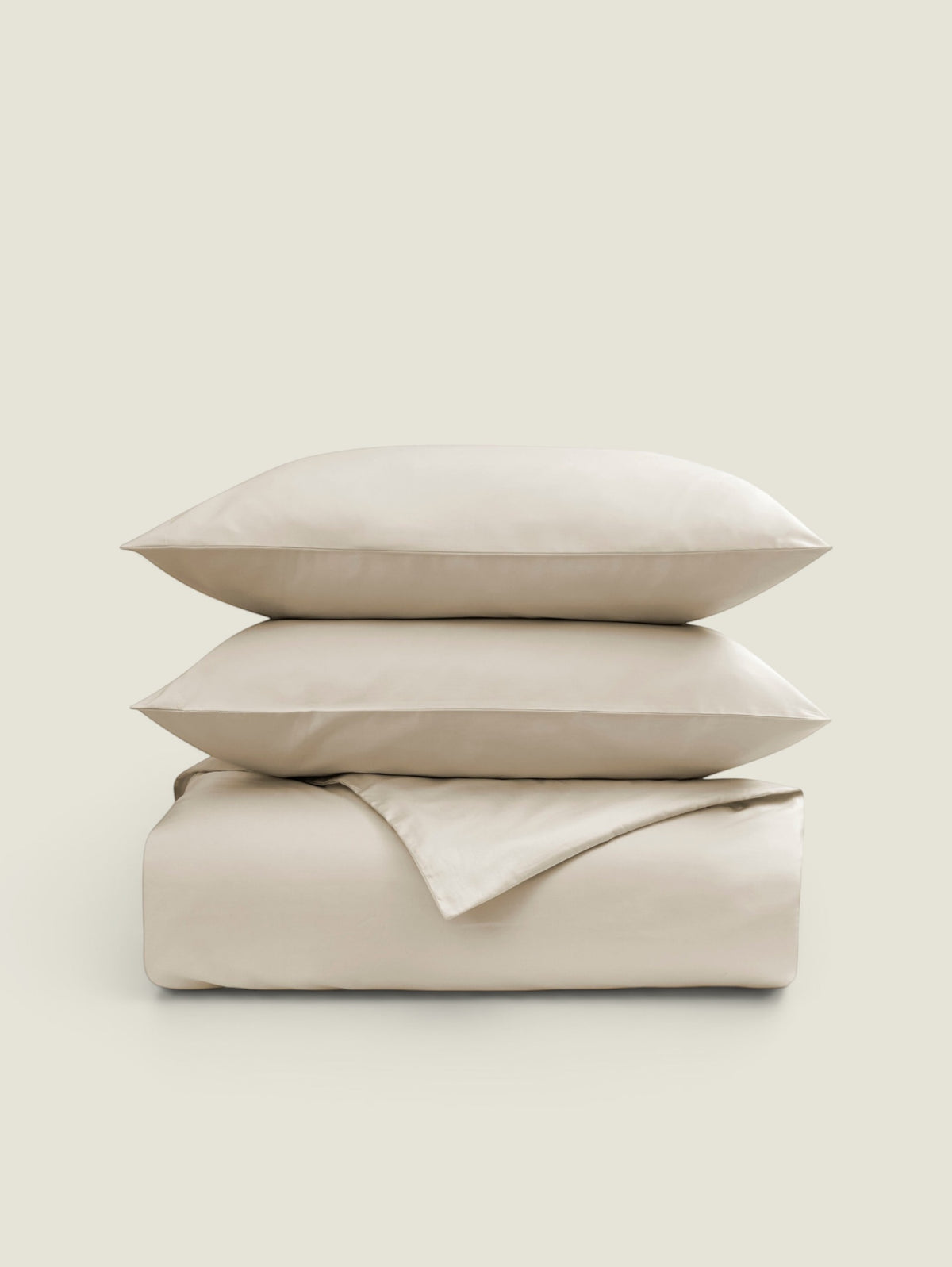 Christy Classic Duvet Set - 400 Thread Count Sateen King / Beige