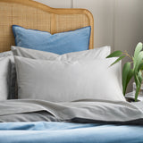 400TC Sateen - Classic Sateen Duvet Set Silver/Grey / Gulf Super King Duvet Set - 260x240, 50x75 CM (2)