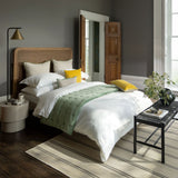 400TC Sateen - Classic Sateen Duvet Set White / Gulf King Duvet Set - 240x220, 50x75 M (2)