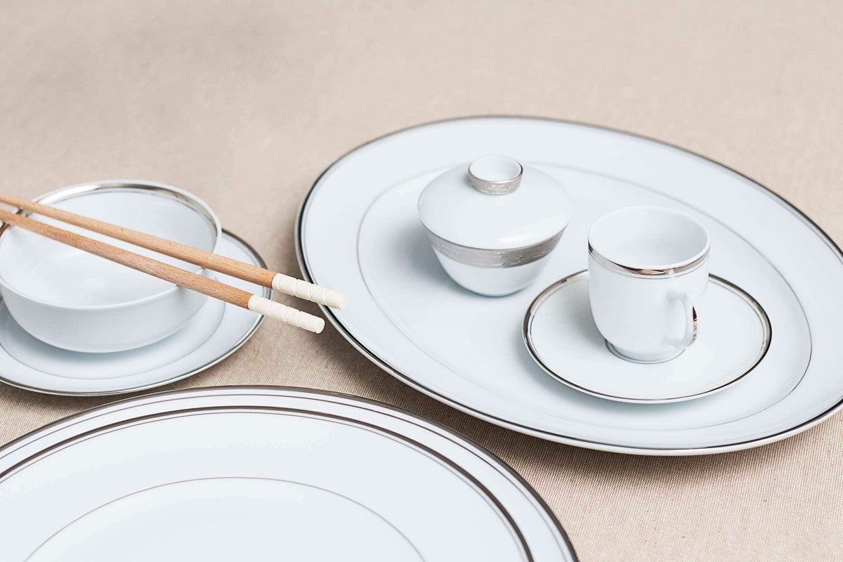 Porcel Platine Round Salad Bowl