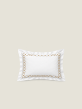 Sferra Catena Percale Pillow Case