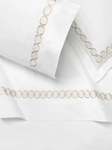Sferra Catena Percale Pillow Case