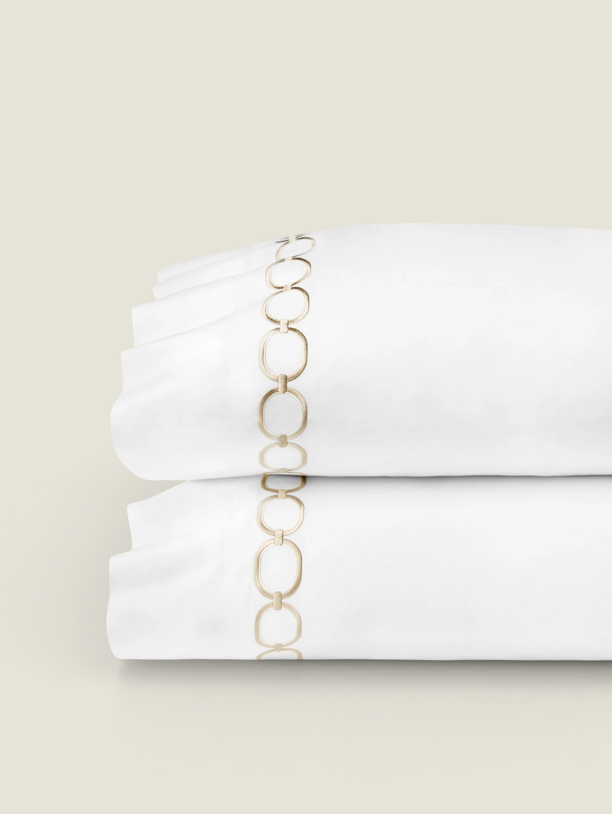 Sferra Catena Percale Pillow Case