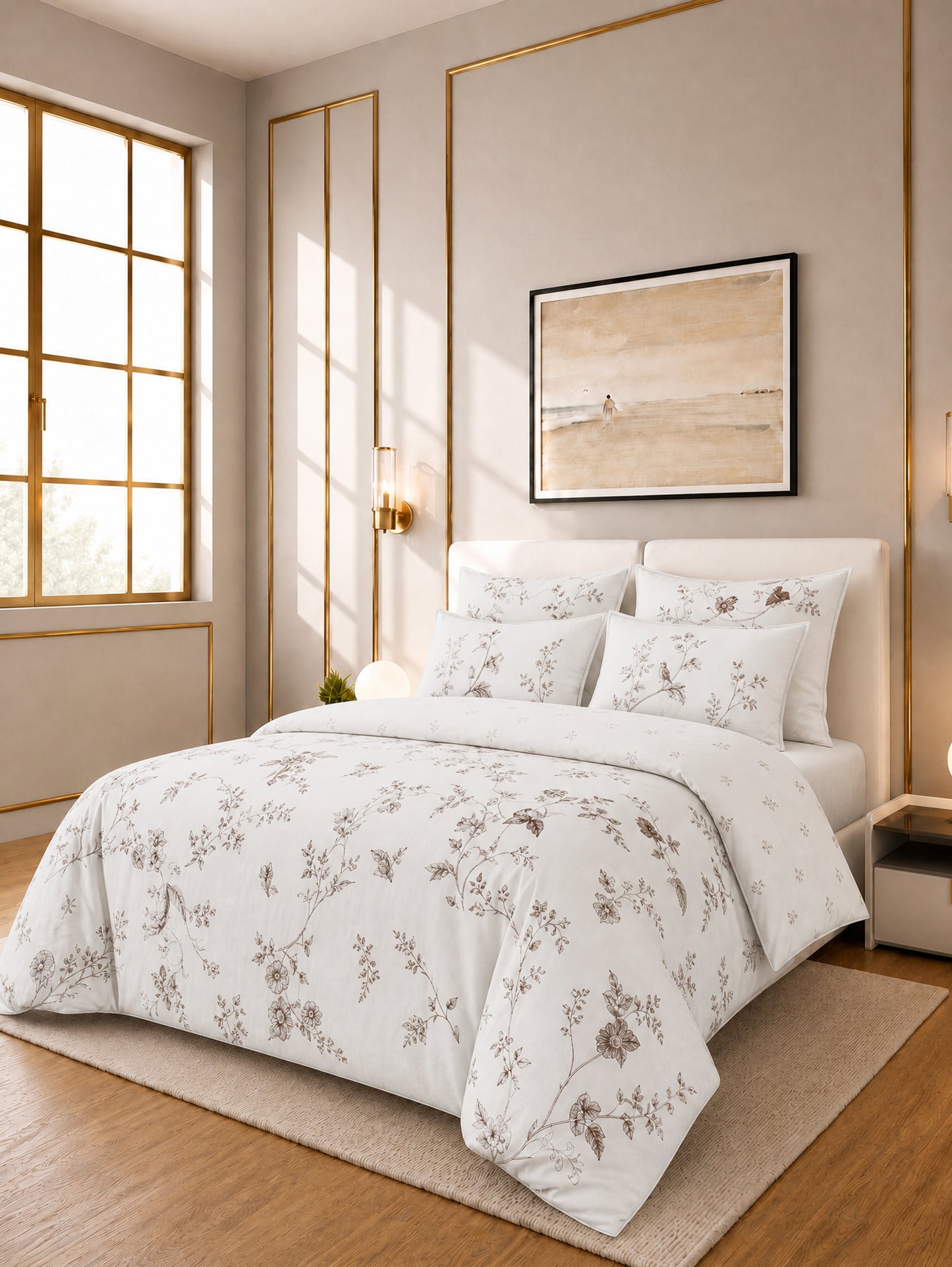 Aitra 4pc Duvet Cover Set