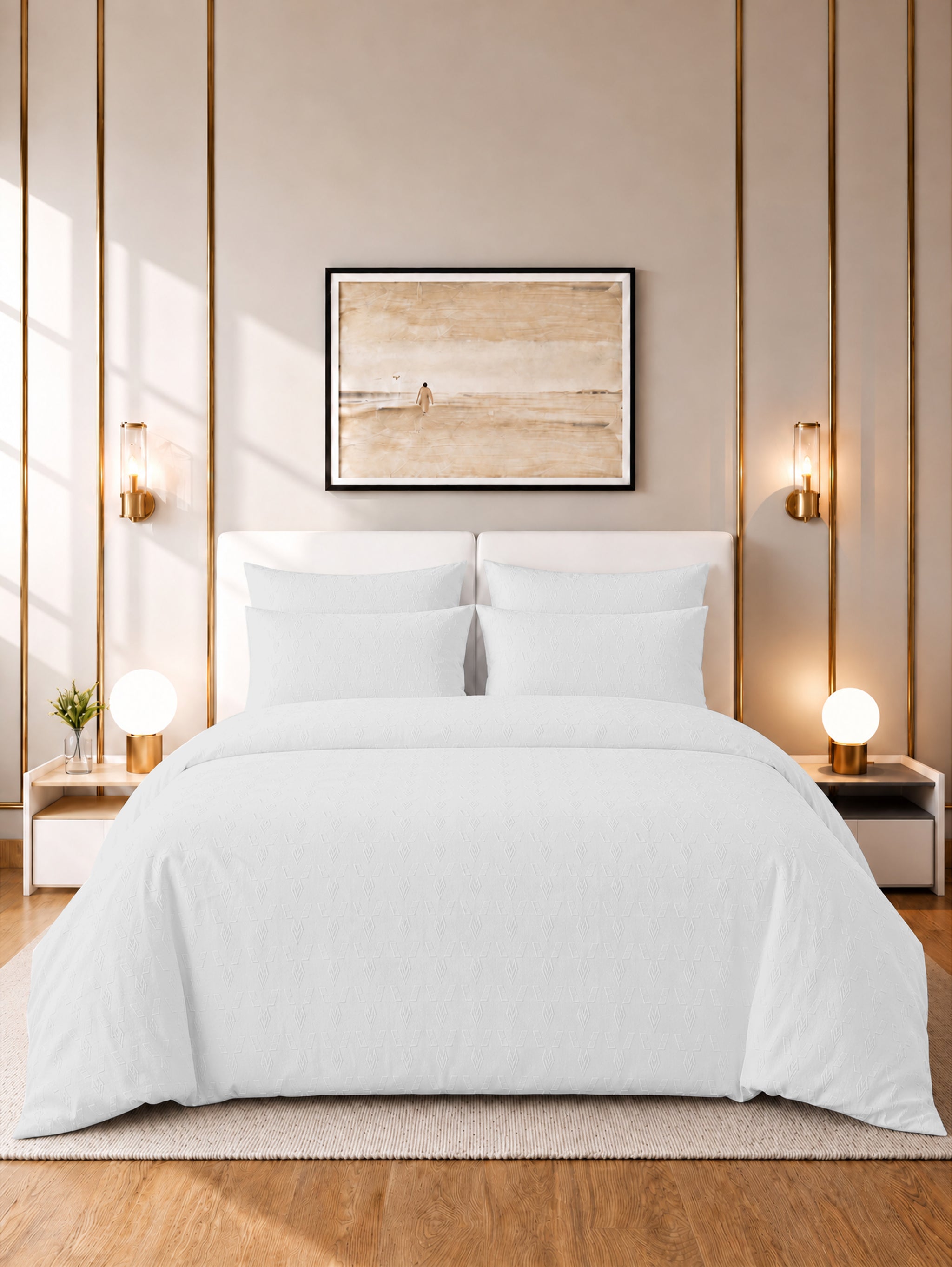 Valeron Aurora Duvet Set - 300 Thread Count Jacquard