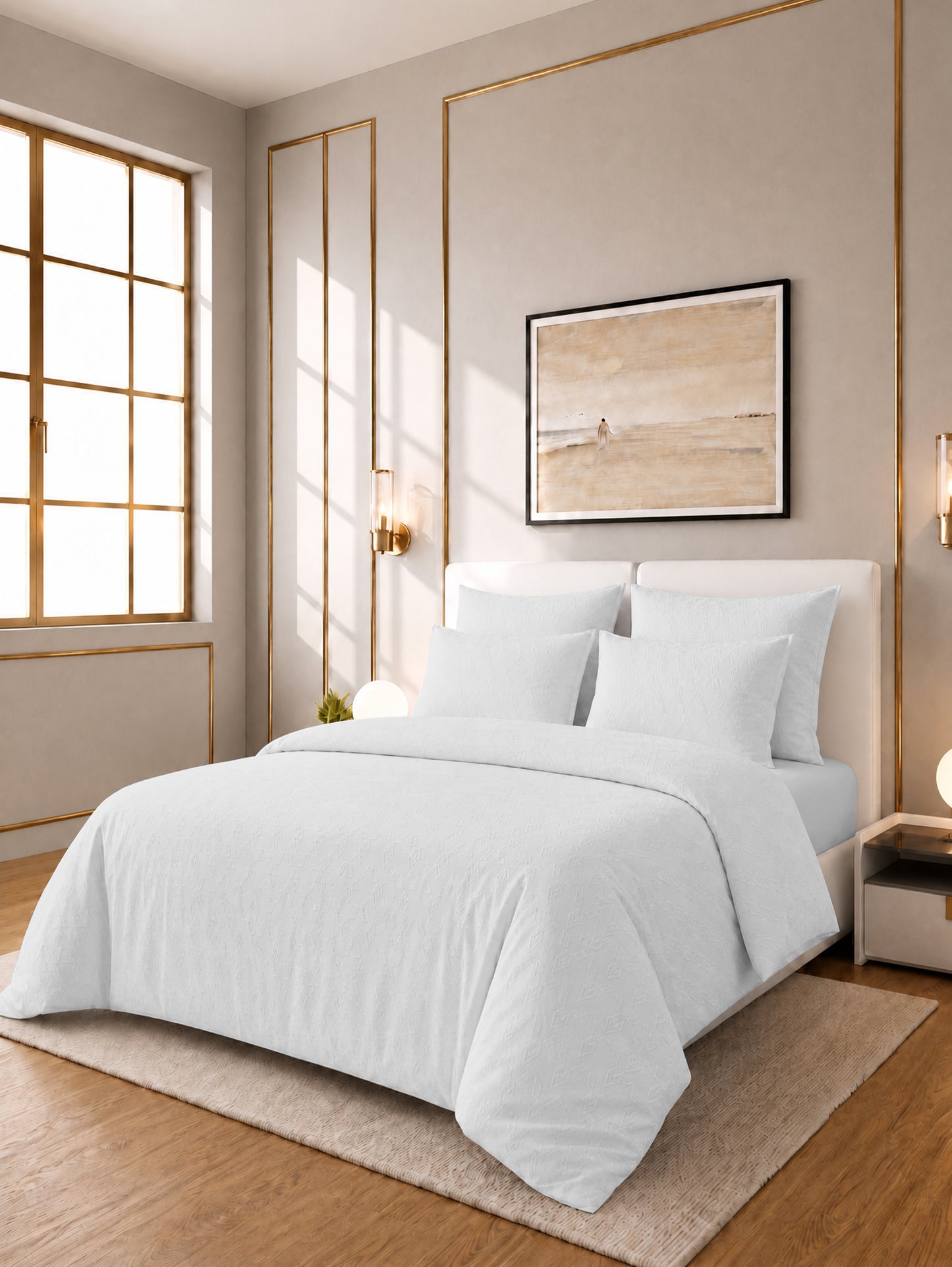 Valeron Aurora Duvet Set - 300 Thread Count Jacquard