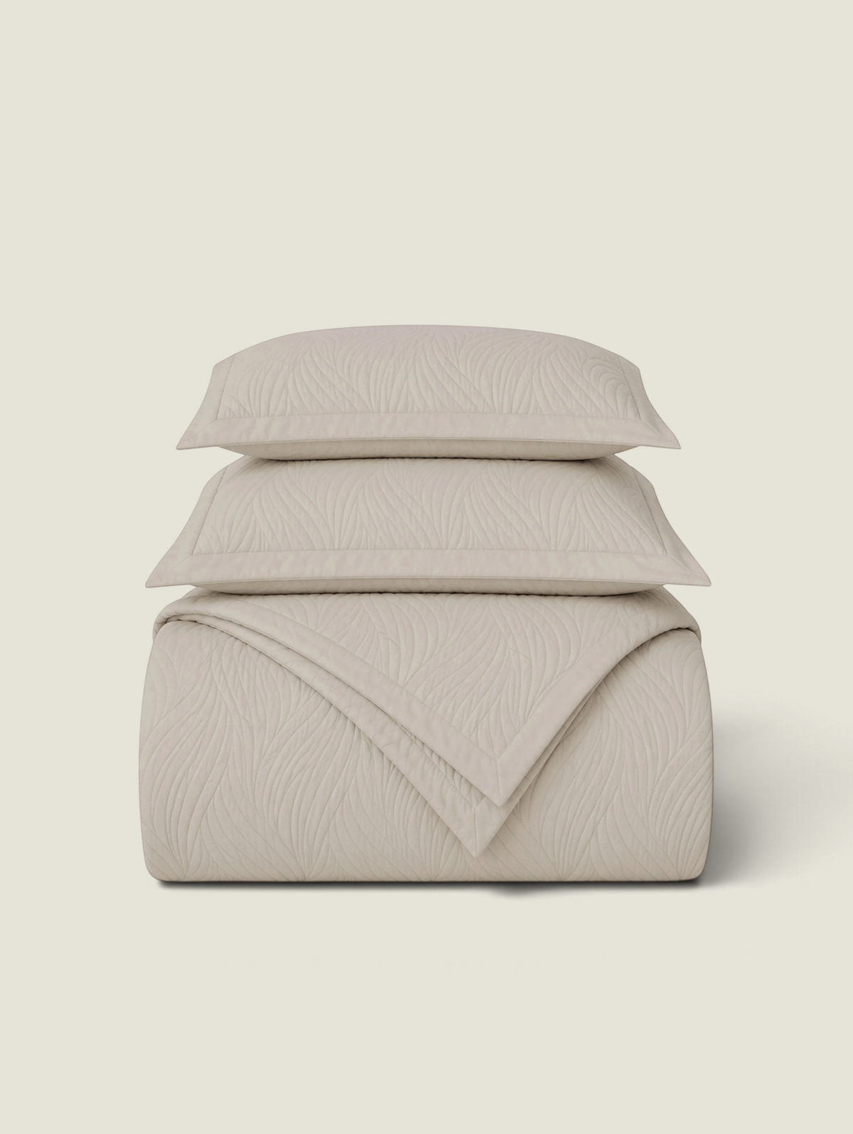 Valeron Bellis Quilt - 300 Thread Count Sateen Super King / Beige