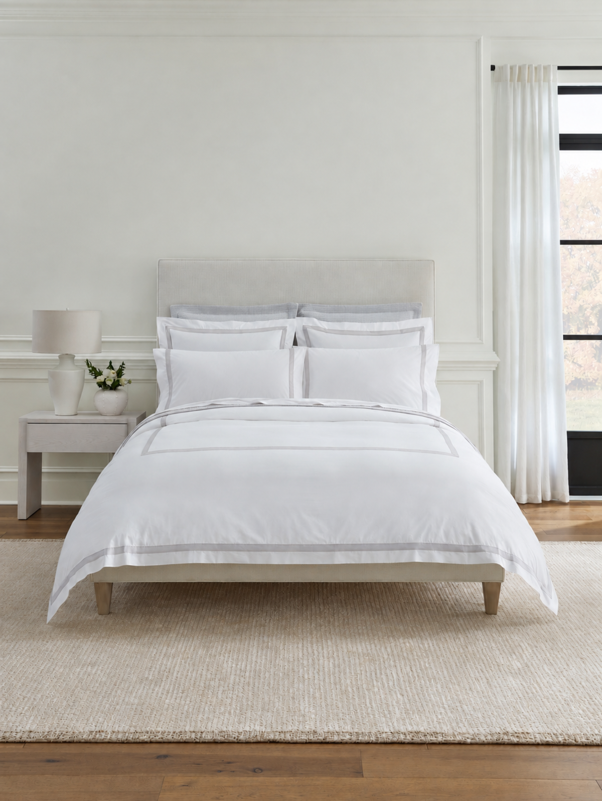 Sferra Estate Percale Duvet Cover