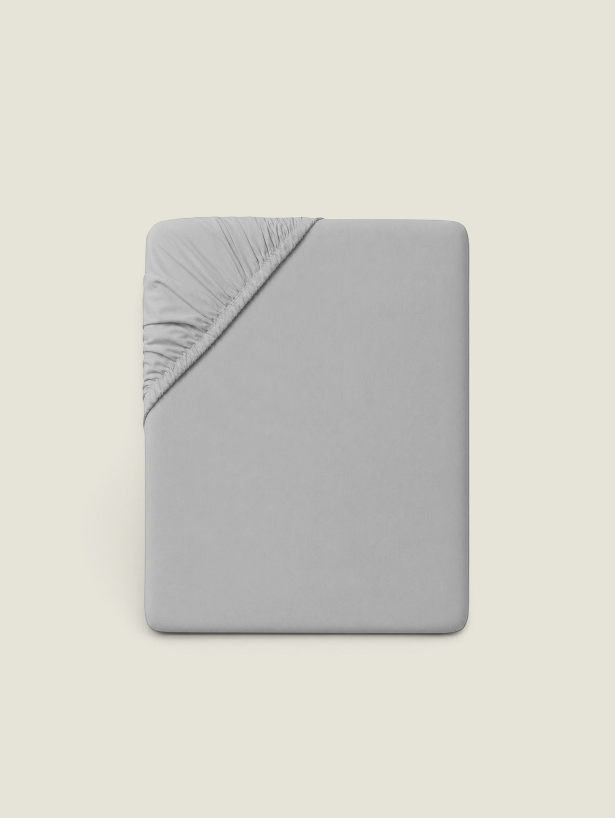 Hotel Luxury Egyptian Fitted Sheet - 500 Thread Count Sateen King / Grey