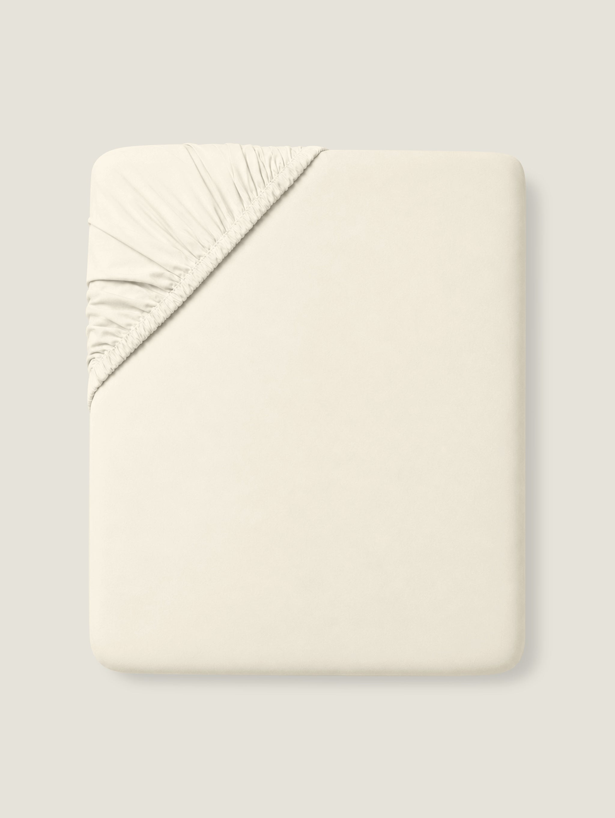 500 Thread Count 100% Egyptian Cotton Sateen Fitted Sheet