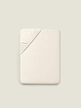Hotel Luxury Egyptian Fitted Sheet - 500 Thread Count Sateen King / Ivory