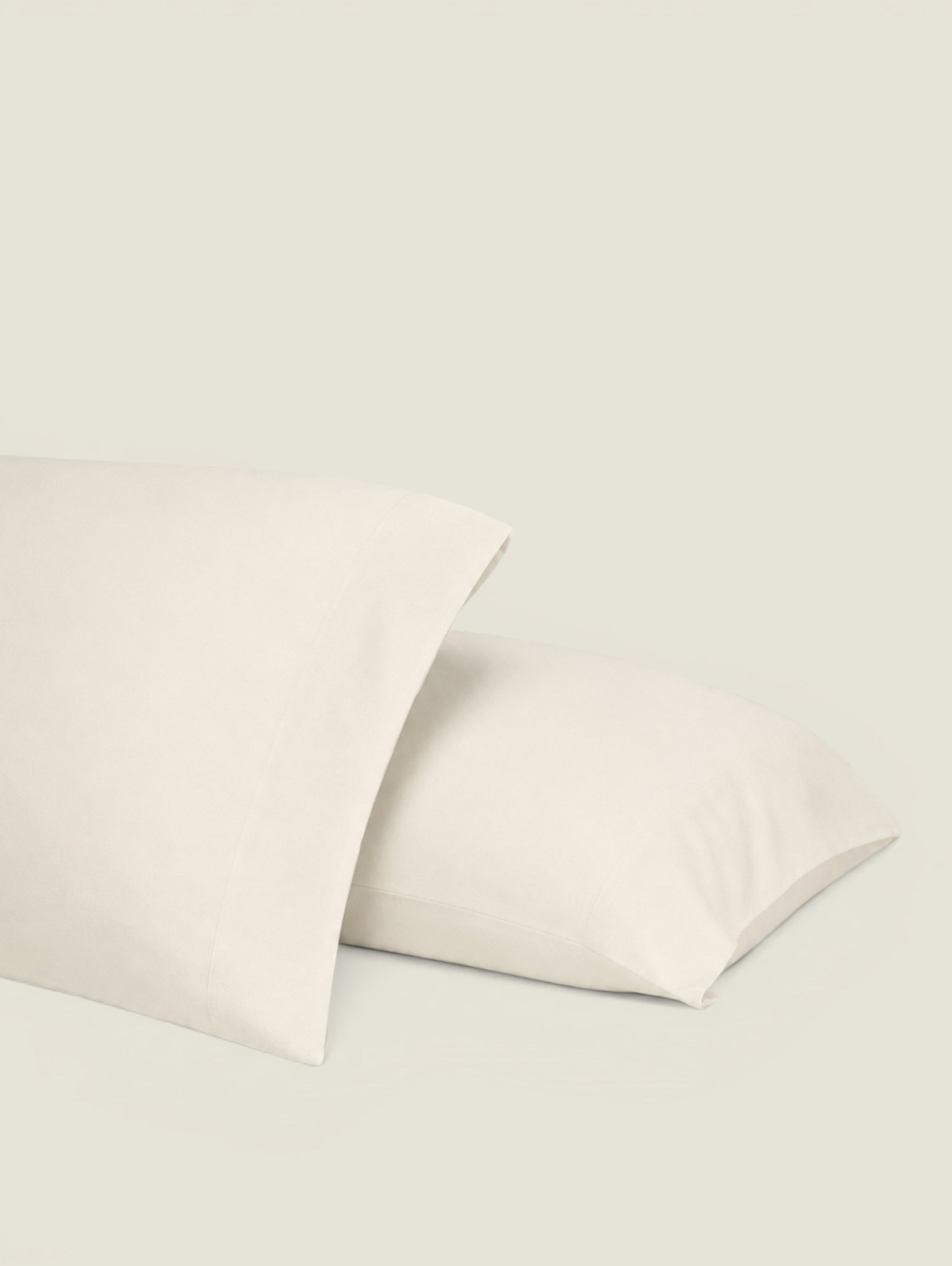 500 Thread Count 100% Egyptian Cotton Sateen 2 Pc Pillow Case Set