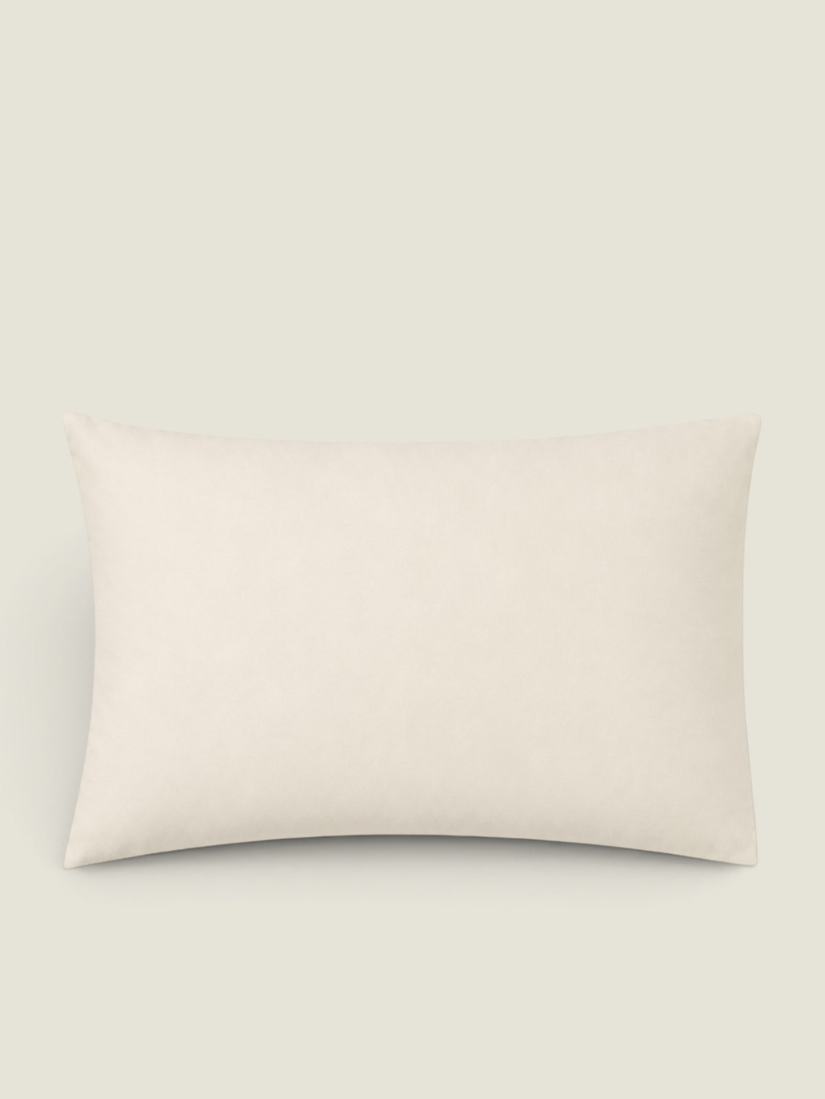 Hotel Luxury Egyptian Pillow Cover - 500 Thread Count Sateen Queen / Ivory