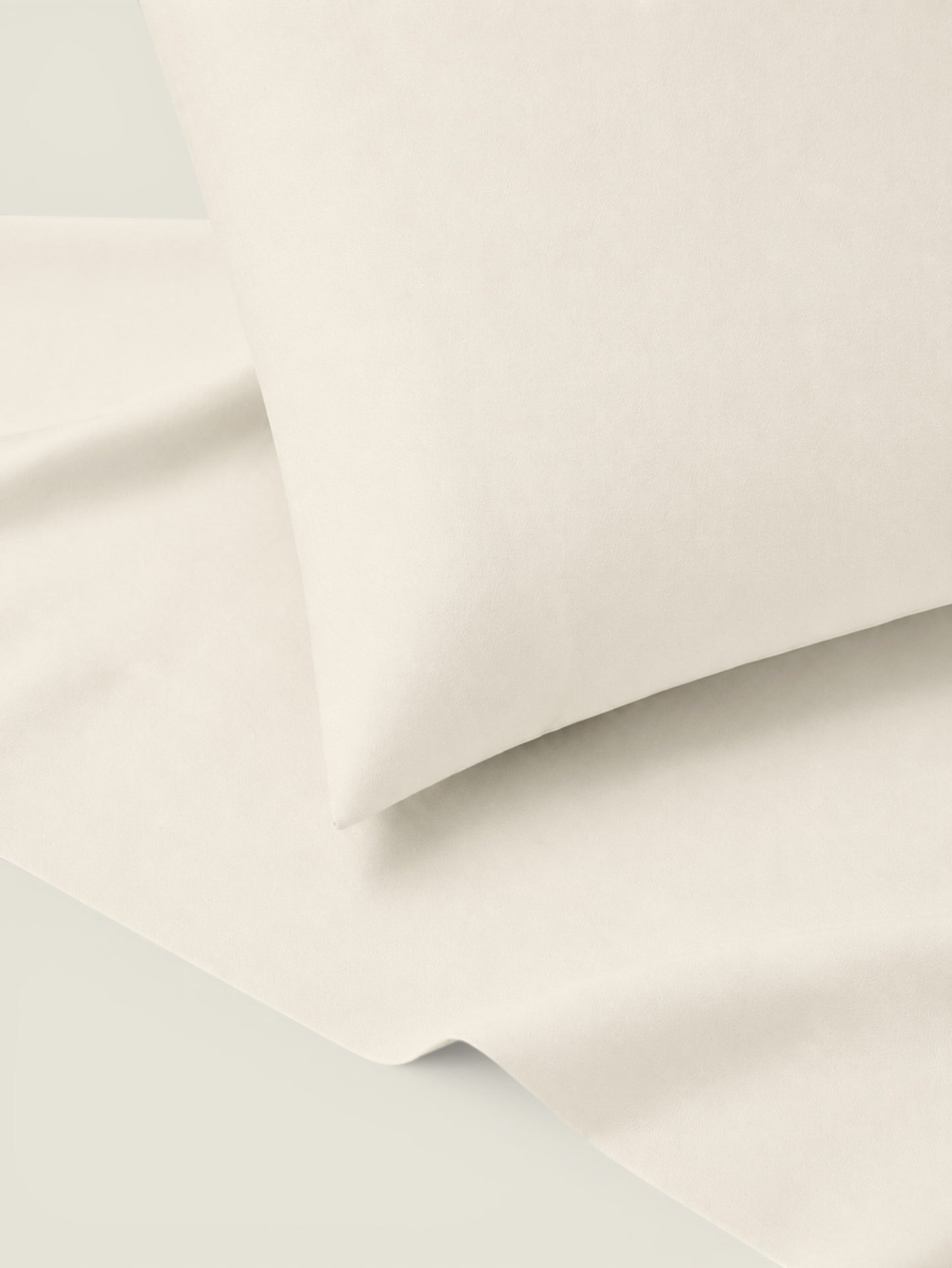 500 Thread Count 100% Egyptian Cotton Sateen 2 Pc Pillow Case Set