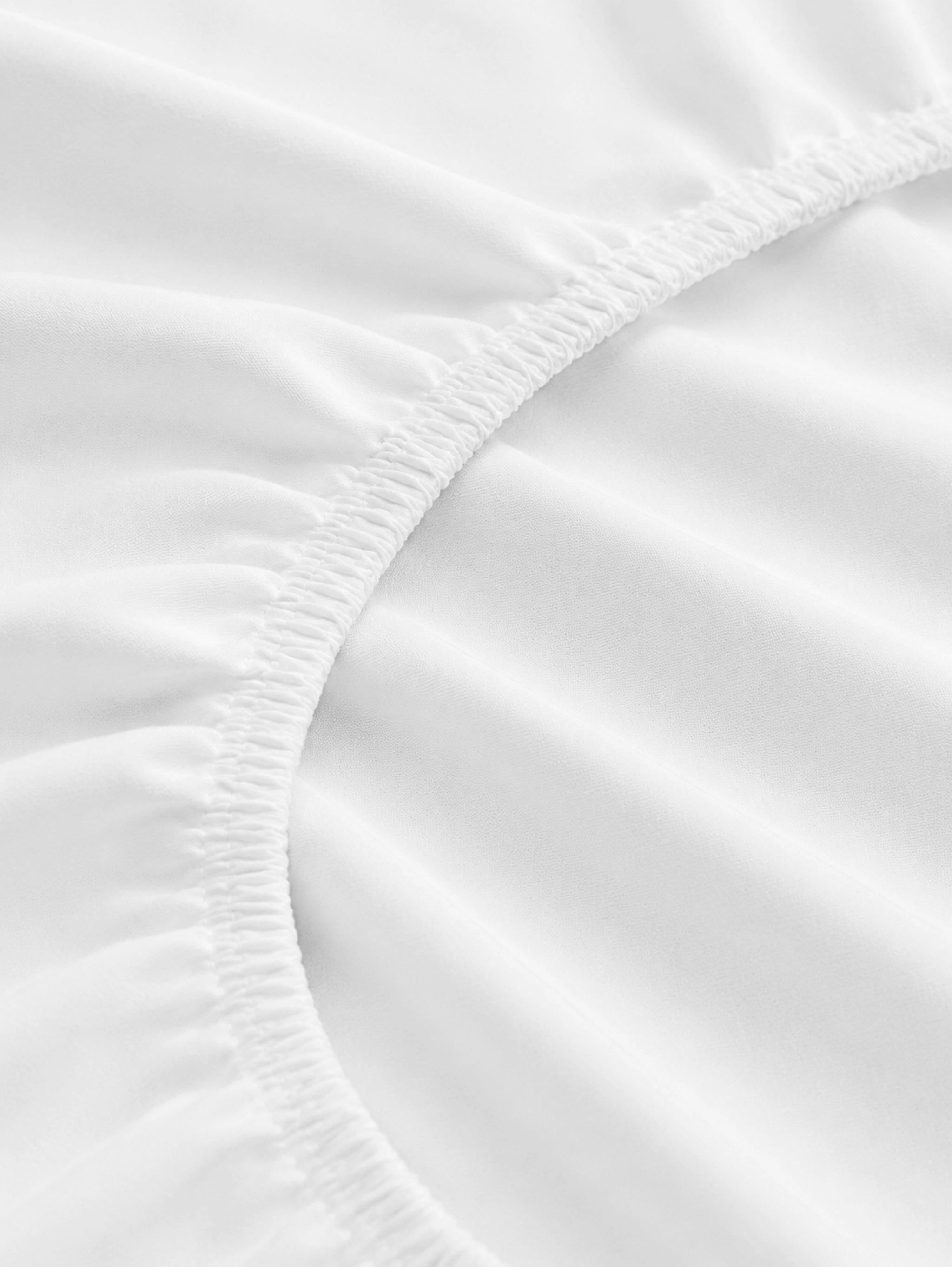 500 Thread Count 100% Egyptian Cotton Sateen Fitted Sheet