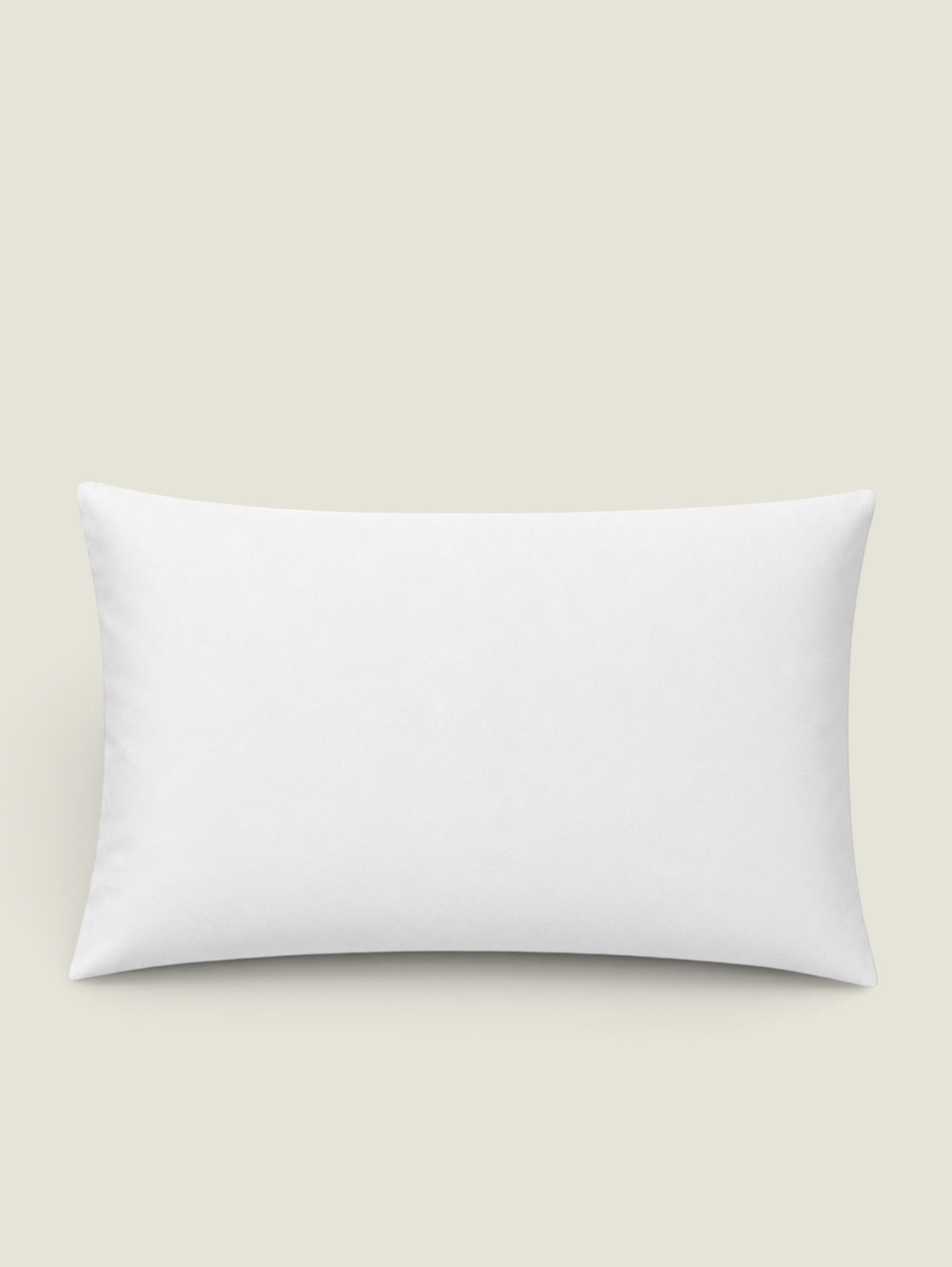 Hotel Luxury Egyptian Pillow Cover - 500 Thread Count Sateen Queen / White