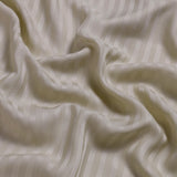 3 Pcs Luxurious 300 Thread Count Bamboo  Sateen Thin Stripe Duvet Cover Set