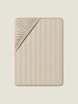 Hotel Thin Stripe Fitted Sheet - 300 Thread Count Sateen