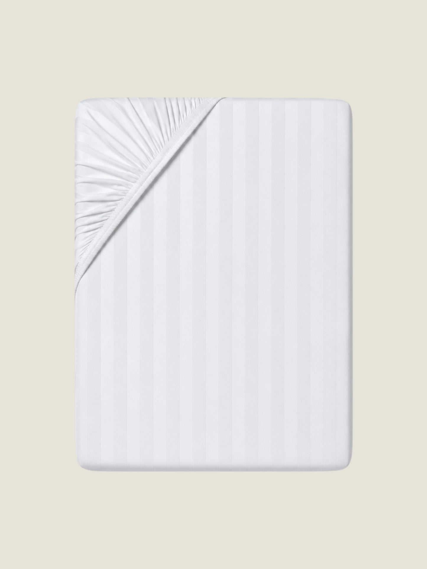Hotel Thin Stripe Fitted Sheet - 300 Thread Count Sateen