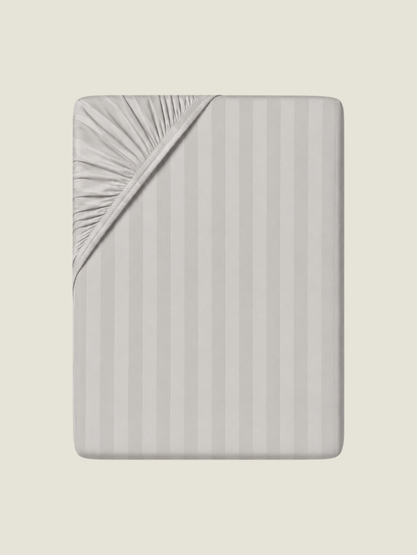Hotel Thin Stripe Fitted Sheet - 300 Thread Count Sateen
