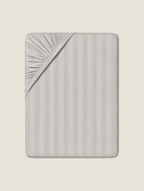 Hotel Thin Stripe Fitted Sheet - 300 Thread Count Sateen
