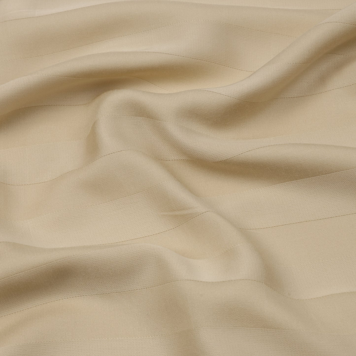 Luxurious 300 Thread Count Bamboo  Sateen Wide Stripe Duvet Cover Set - 3 Piece Collection Queen Duvet Cover - 200 x 200 CM, Pillow cases  50 x 80 CM / Pale Coral