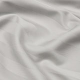 Luxurious 300 Thread Count Bamboo  Sateen Wide Stripe Duvet Cover Set - 3 Piece Collection Queen Duvet Cover - 200 x 200 CM, Pillow cases  50 x 80 CM / Grey