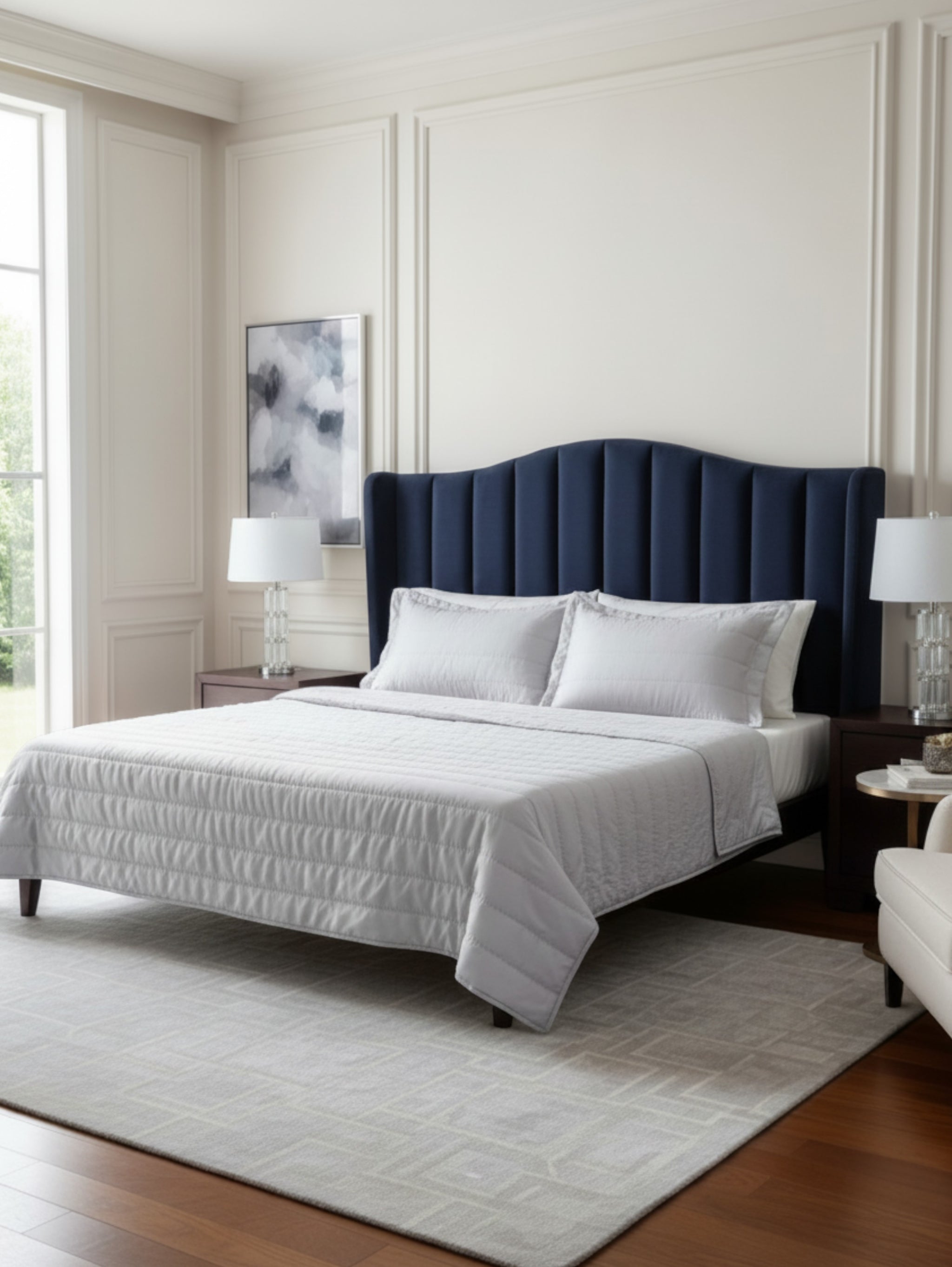 100% Tencel Embroidered Bed Spread Set