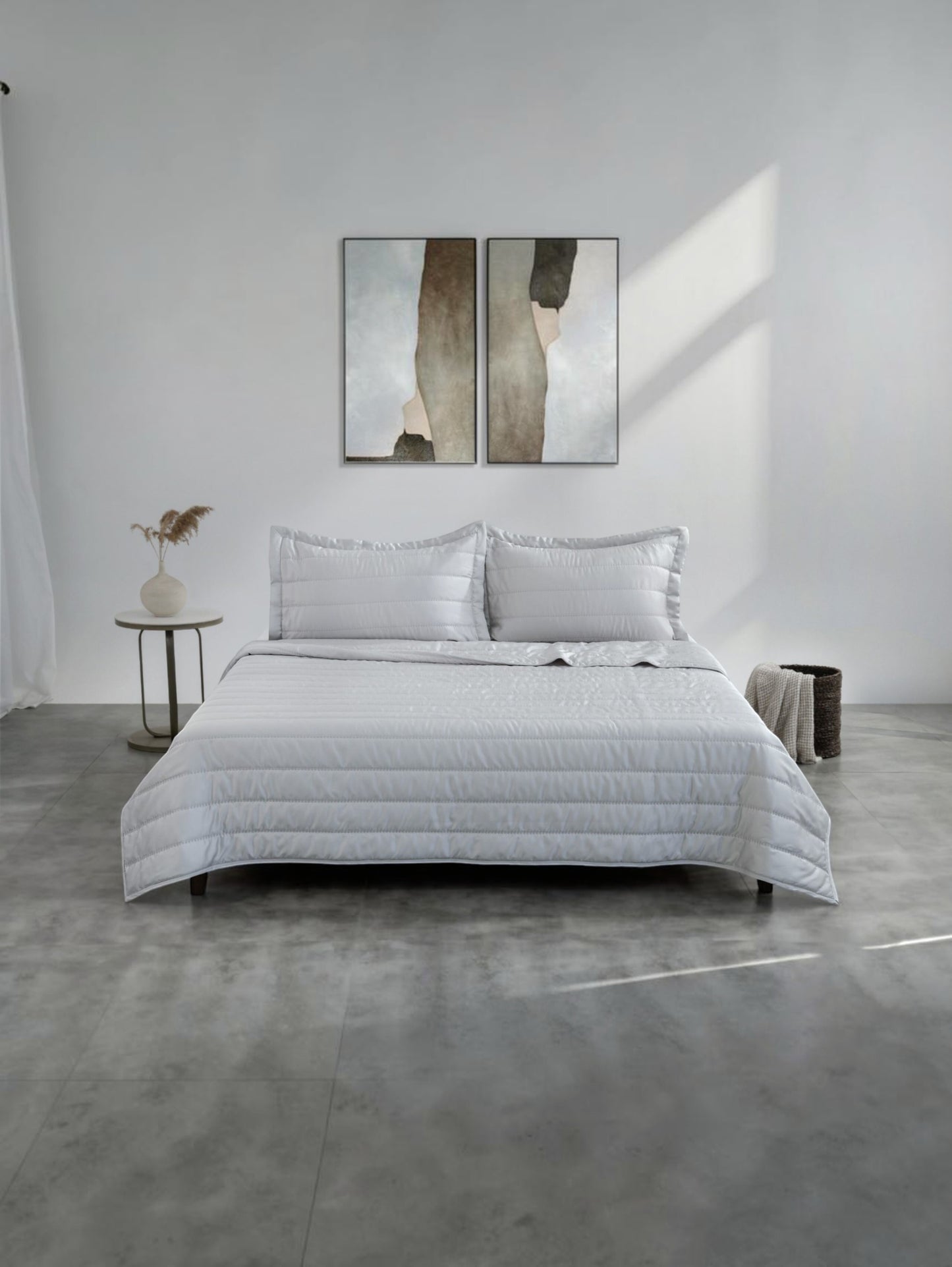 100% Tencel Embroidered Bed Spread Set