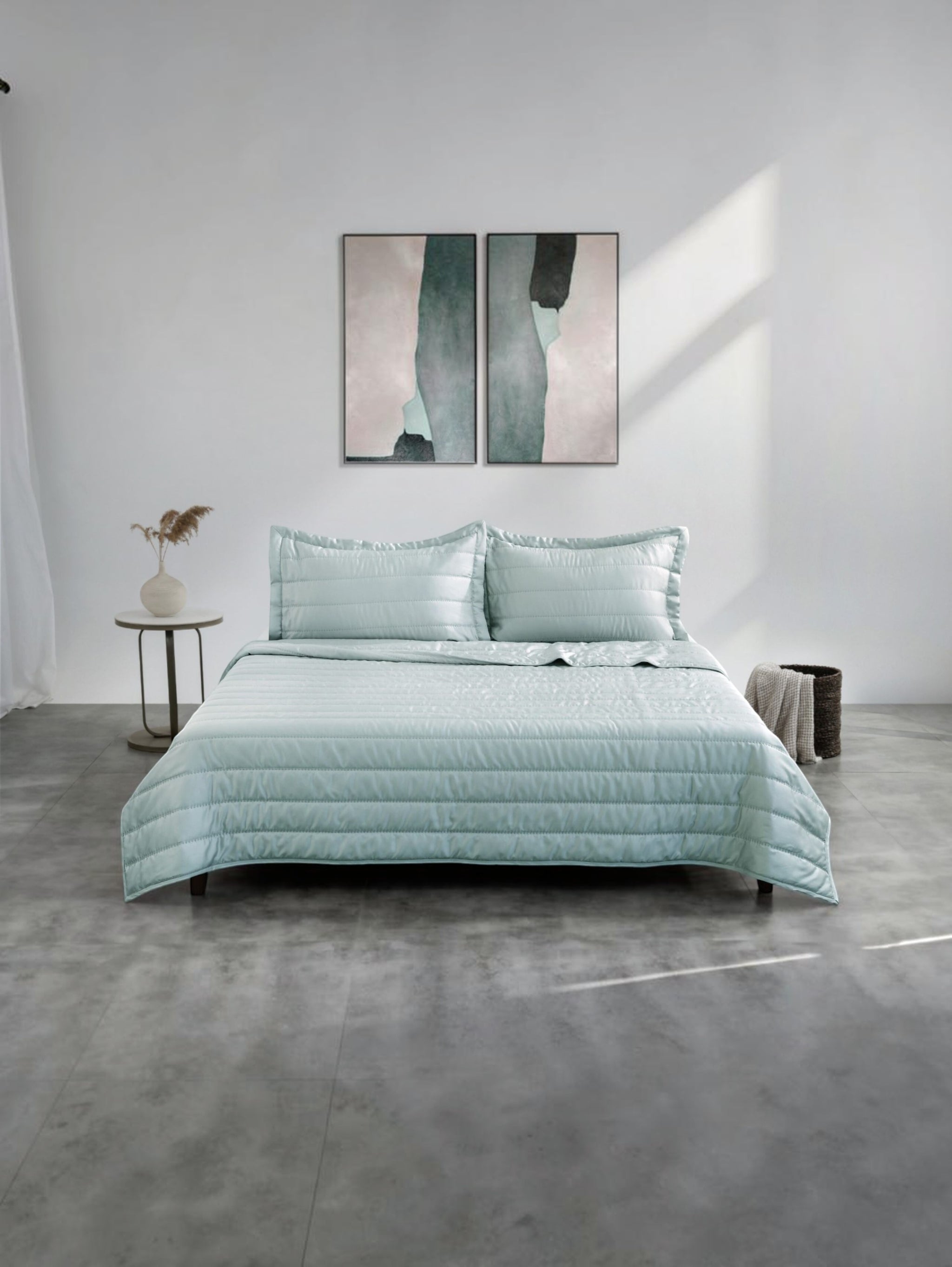 100% Tencel Embroidered Bed Spread Set