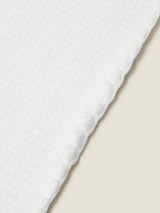 Sienna Burnout Blanket KING - 240 x 220  CM / White