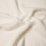 Dwell Fur Knitted Throw Blanket - White