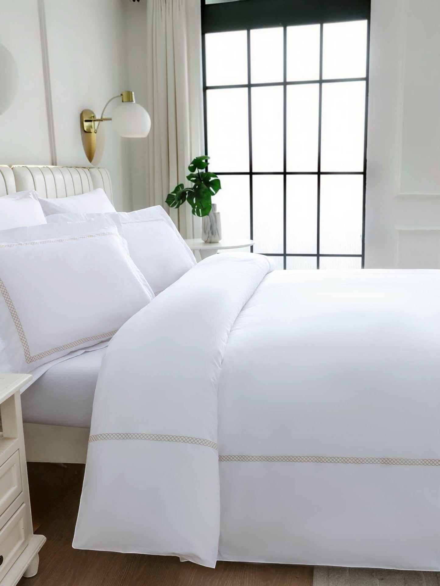 Dwell Aleena Duvet Set - 200 Thread Count Percale