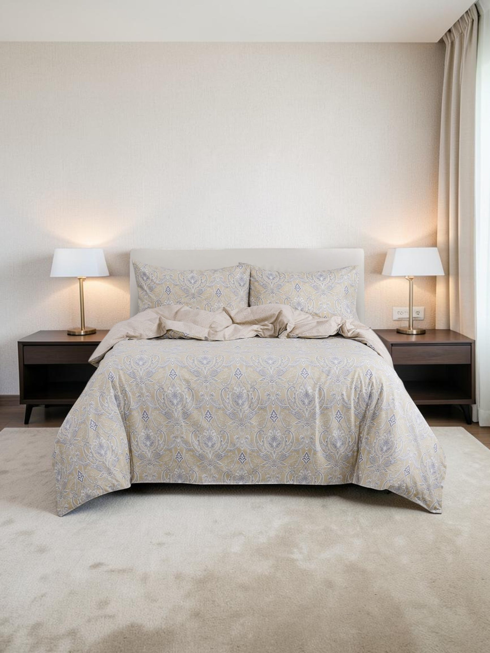 200 Thread Count Printed Jasper Duvet Cover Set