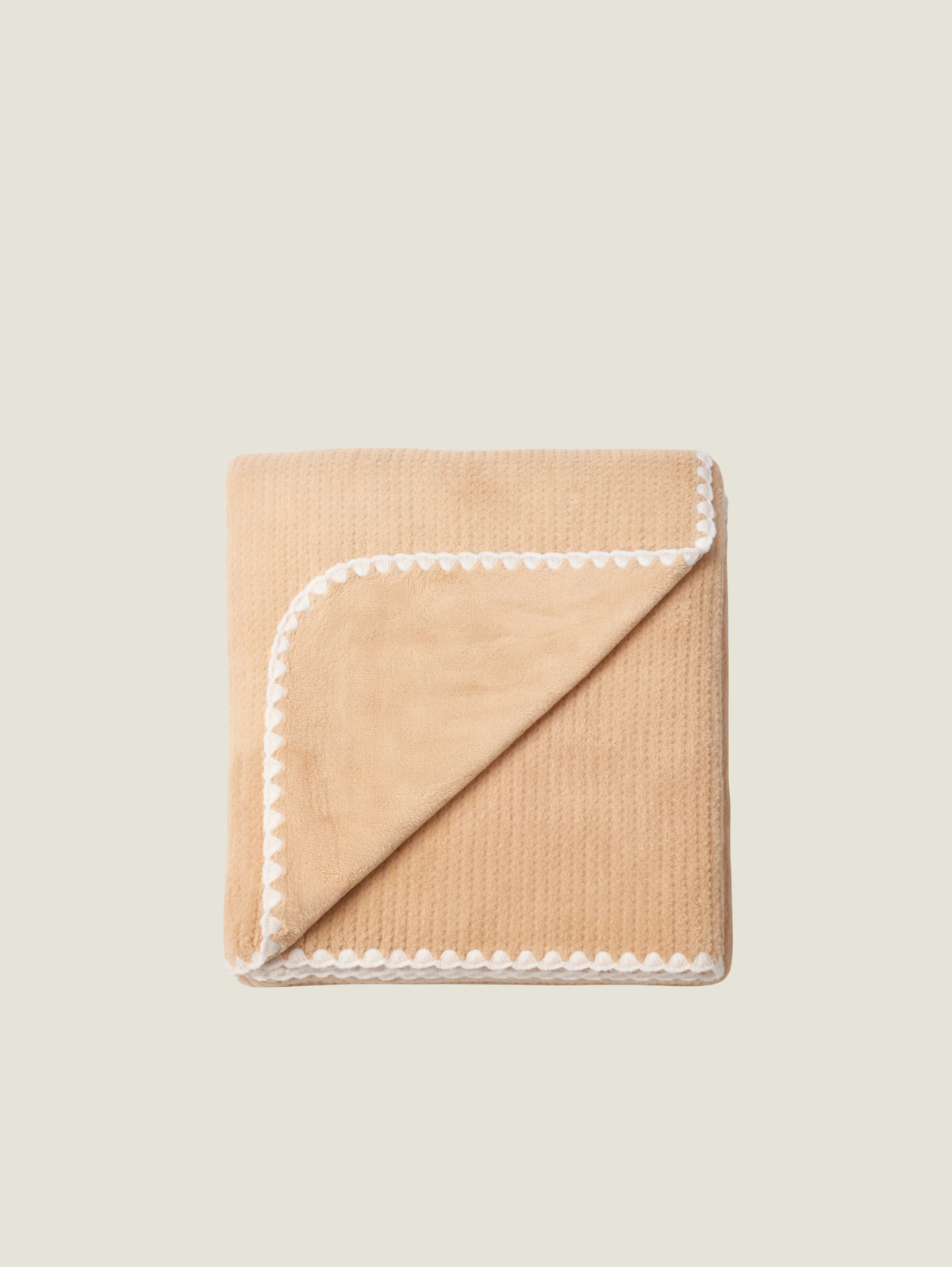 Sienna Burnout Blanket QUEEN - 160 x 200 CM / Beige
