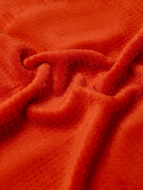 Sienna Burnout Blanket KING - 240 x 220  CM / Dark Orange