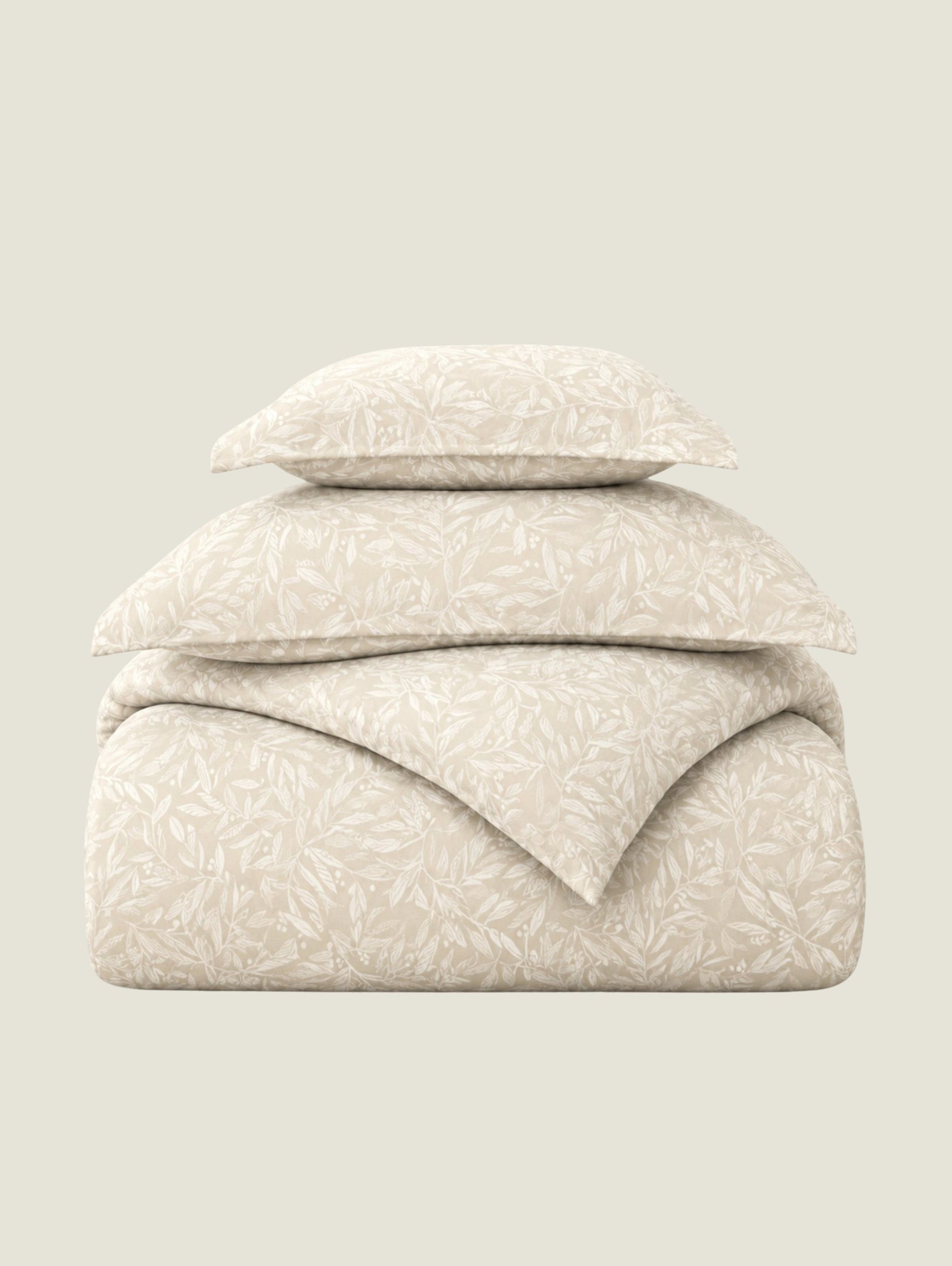 Kiara Jacquard 4pc Comforter Set - Beige