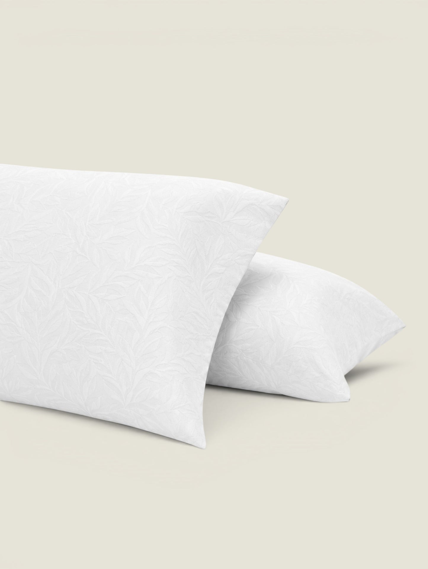 Juniper Jacquard 4pc Duvet Cover Set - White
