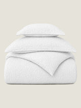 Juniper Jacquard 4pc Comforter Set - White