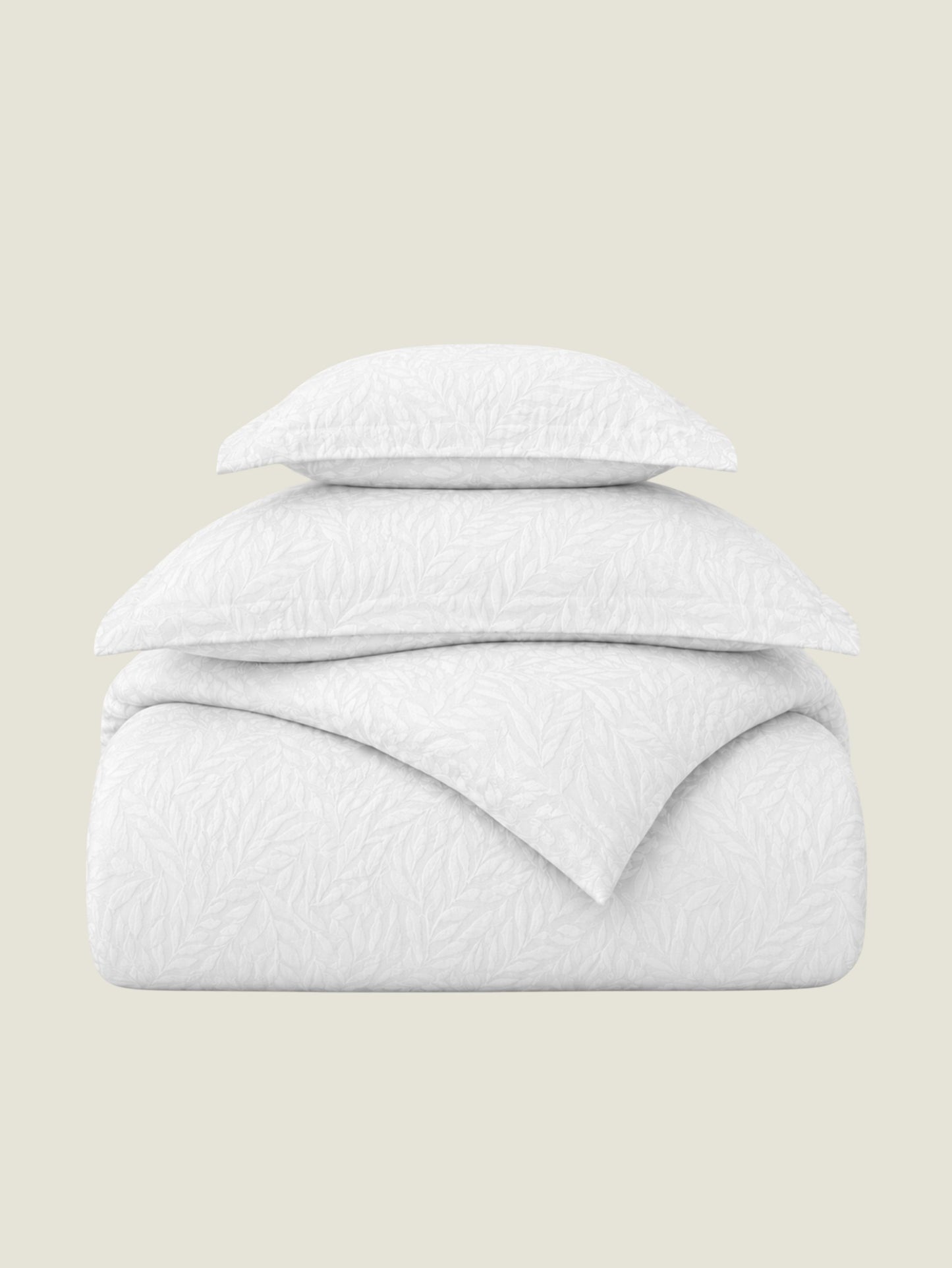 Juniper Jacquard 4pc Comforter Set - White