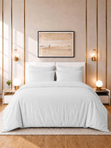 Juniper Jacquard 4pc Comforter Set - White