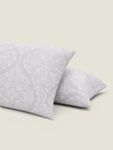 Cynthia Jacquard 4pc Duvet Cover Set - Grey