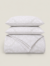 Dwell Cynthia Comforter Set - Jacquard King / Grey