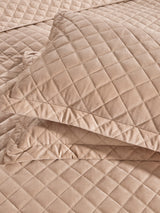 Lindsey 3-Piece Quilted Velvet Bedspread Set – Soft, Breathable & Lightweight