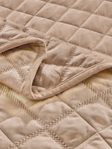 Lindsey 3-Piece Quilted Velvet Bedspread Set – Soft, Breathable & Lightweight