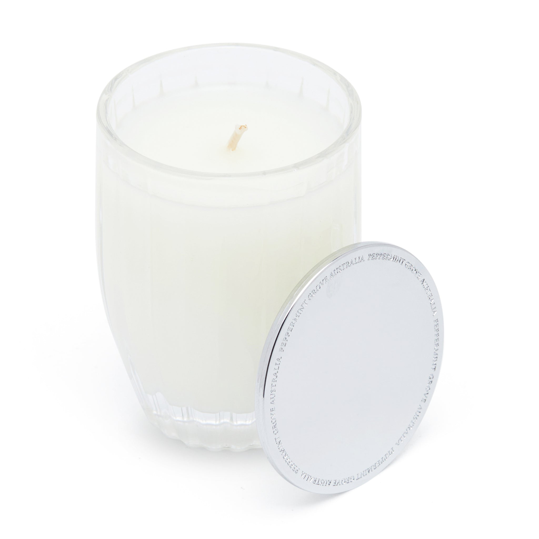 Peppermint Grove Fresh Sage & Cedar Aroma Candle 60g / Beige